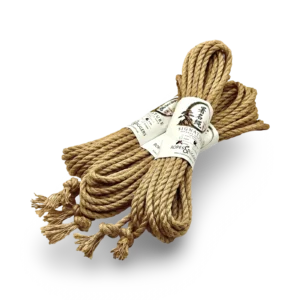 3 Sæt med Signatur Asanawa Jute reb, 6 mm og 8 meter.