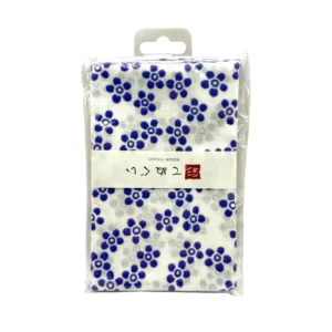 Komesichi Irodori Tenugui Blue Sakura