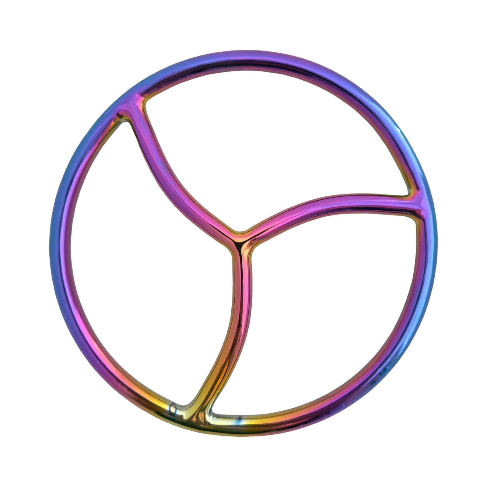 Multicolour Triskele Suspensionsring 23 cm – Rainbow Finish – Bild 2